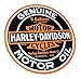 Harley-Davidson Genuine Motor Oil 14 Inch Round Tin Metal Sign 2010621