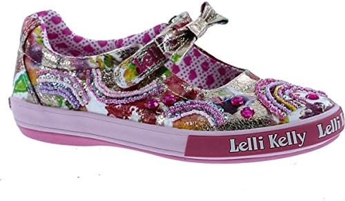 Lelli Kelly Kids Girls Lk9192 Fashion Mary Jane Flats Shoes,Multi Fantasy,31