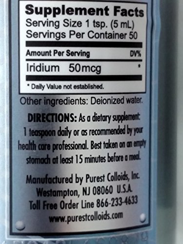 MesoIridium TM 10 ppm Colloidal Iridium 250 mL/8.45 Oz - medicalbooks.filipinodoctors.org
