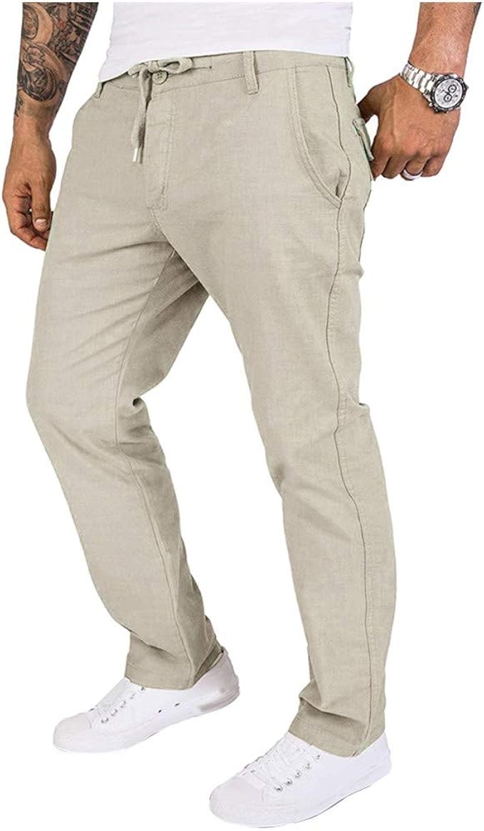 linen pants skinny