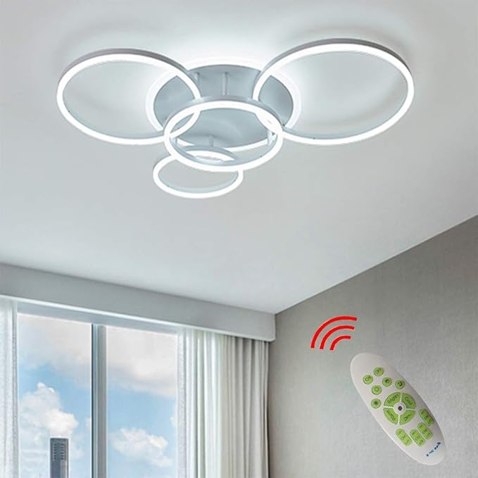 Moderne Designer Lampe LED Deckenleuchte Dimmbar Lichtfarbe/Helligkeit