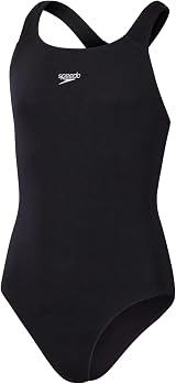 Speedo Women's Eco Endurance+ Medalist Swimsuit Black view 3