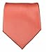 Men's Solid Color Microfiber NeckTie (Coral Pink) #100-FF
