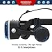 3D Virtual Reality Headset with Adjustable Head Straps and Stereo Headphones for IPhone 6/6S/7/8 or Samsung S6/S7/S8 and 4.7