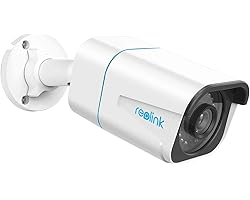 [Upgrade] REOLINK 4K PoE Outdoor Camera, Smart Human/Vehicle Detection and Playback, Work with Smart Home IP Security Camera,