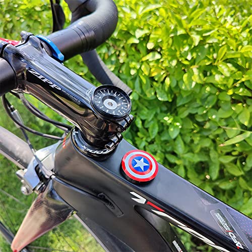 Cestbon AirTag Bike Mount Hidden, Captain Shield AirTag Stem Cap Waterproof Bike GPS Tracker