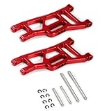 Atomik RC Alloy Front Lower Arm, Red fits The 1/10