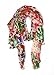 Anika Dali Women's Emma Colorful Floral Print Scarf, Soft, Lightweight, Sheer, Oversize, Multicolor