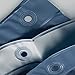 InterDesign Mildew-Resistant PEVA 3 Gauge Shower Liner, Stall 54 x 78, Navy