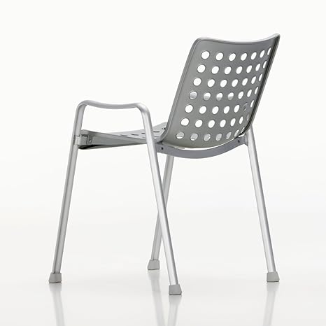 Vitra Landi Stuhl Aluminium Matteloxiert Amazon De Garten