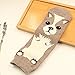 YSense 5 Pairs Cat Fuzzy Socks For Women Cute Winter Warm Animal Fluffy Socks Cozy Soft Sleeping slipper Socks