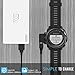 Garmin Fenix 3 HR Charger, MoKo USB Data Sync Charge Cradle Dock Charger Clip Charging Cable for Garmin Fenix 3 HR / Fenix 3 / Quatix 3 Smart Watch, BLACK