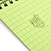 Cosmos ® Set of 3 Green Waterproof/All Weather/Shower/Aqua Notes/Notepad/Notebook
