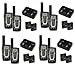 NEW! 4 PAIR COBRA CXR725 27 Mile 22 Channel FRS/GMRS Walkie Talkie 2-Way Radios