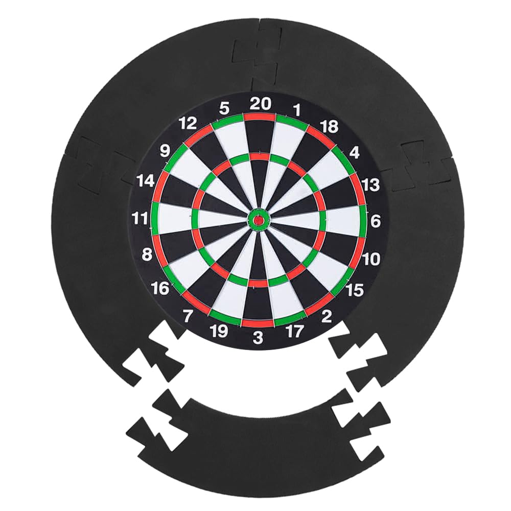 Dart Board Surround Ring, Durable EVA Dartboard Surround Wall Protector For Missed Throws, Easy Assembly, Universal For Standard Size Dart Boards, Thick 1''/2.5cm