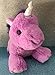 Checkered Fun Unicorn Stuffed Animal - Plush Toy - 12” Cute, Fluffy, Purple Unicorn - Gift For Kids Teens and Unicorn Lovers