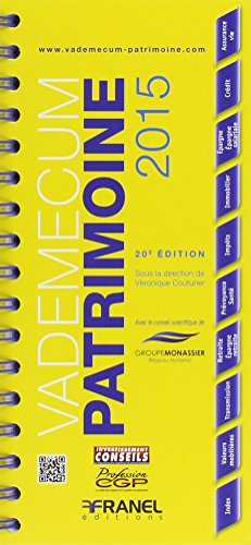Vademecum du patrimoine 2015 by (Hardcover-spiral)