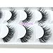 Luxurious 100% Siberian Mink Fur 3D False Eyelash LASGOOS Degisn Natural Messy Corner Thick Volume Fluffy Soft Fake Eyelashes 5 Pairs/Box (A19)