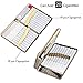 Moonwbak Cigarette Case Lighter, Metal Full Pack 20 Regular Cigarettes Box Holder USB Rechargeable Cigar Lighter Flameless Windproof with USB Cable Best for Birthday Gifts (Eagle)