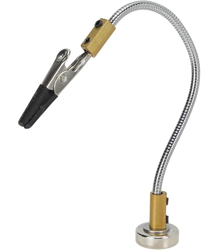 HARFINGTON Soldering Helping Hands – 11 Inch Third Hand Tool With 4 Rotatable Alligator Clips For PCB Repair, Electronics, Jewelry Making