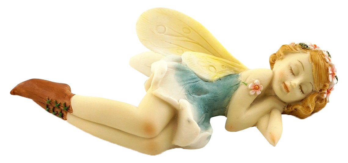 Top Collection Miniature Garden and Terrarium Sleeping Flower Fairy Figurine