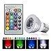 HDE Dimmable LED Lamp Light Bulb Color Changing E27 Standard Screw Base with Remote Control