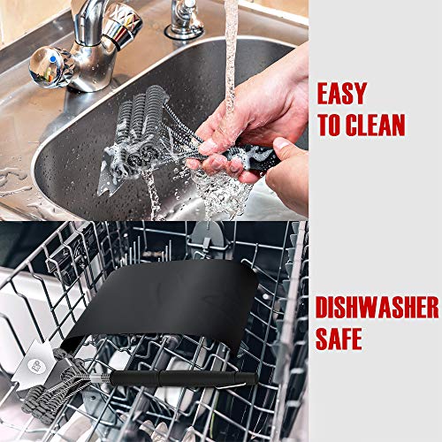 KP 3 in 1 Dream Set Safe Grill Cleaning Kit Bristle Free Grill Brush