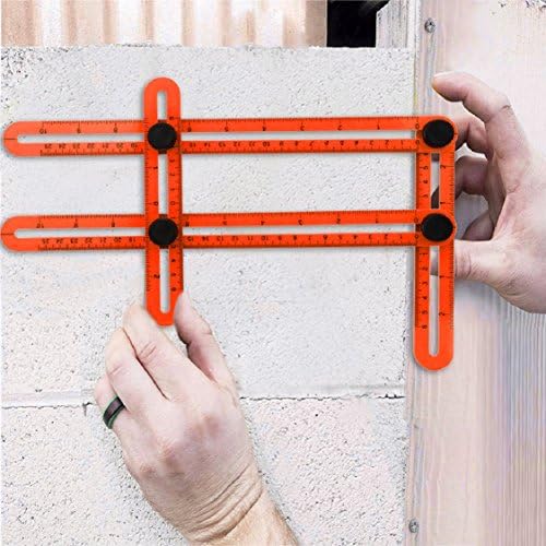 Folding Rule,Ikevan 2017 New Multifunctional Angle Model Angle Ruler Plastic Measuring Tool