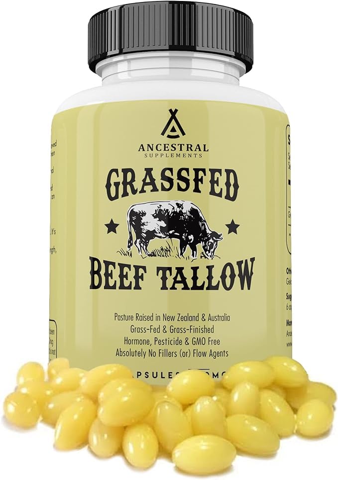 Ancestral Supplements Grass Fed Beef Tallow Capsules