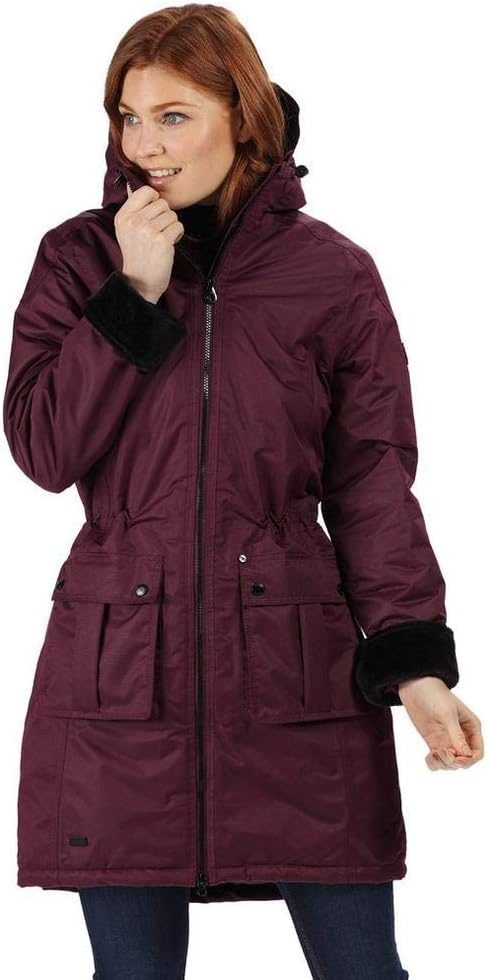 regatta women's romina waterproof and breathable insulated hooded jacket