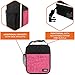 opux Premium Insulated Lunch Box, Soft School Lunch Bag for Girls Kids, Leakproof Small Lunch Pail Women Work, Reusable Compact Cooler Tote Lunchbox for Office Adult, Heather Pink