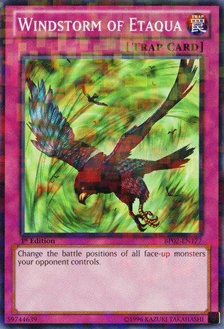 Yu-Gi-Oh! - Windstorm of Etaqua (BP02-EN177) - Battle Pack 2: War of the Giants - 1st Edition - Mosaic Rare