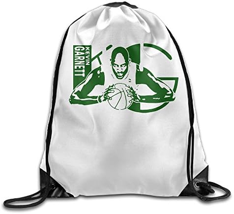 Canace Super Star Kevin Garnett Celtic Logo Outdoor Sports Drawstring Bags Backpack