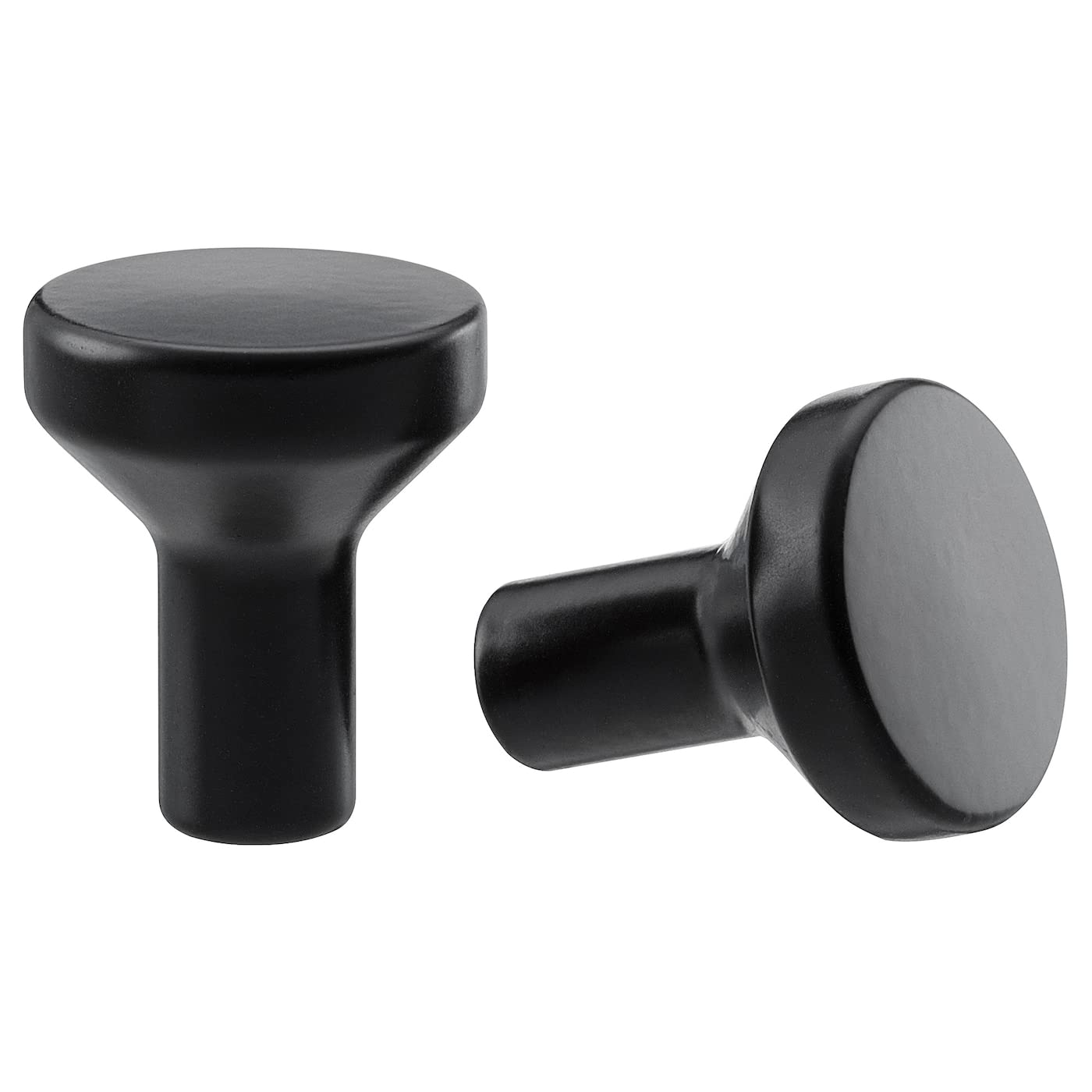 IKEA Bagganas Knob Black / 2 Pack 903.384.17 Size 13/16"