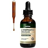 NutriMuse Lymphatic Drainage Drops with Elderberry & Echinacea – Non-GMO - for Immune Support, Natural Detox & Lymph Flow, Alcohol-Free – 2 FI Oz(1pcs)