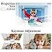 Mini Video Projector, GuDee 2800LM HD Movie Projector Portable LED Projector Support 1080P for Home Theater Outdoor, Compatible with Phone/Laptop/USB/SD/AV/VGA/PS4thumb 2
