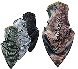 YYGIFT Printing Half Face Masks Motorcycle Balaclava For Outside Sports Cycling Hunting Climbing