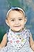 Aivedo Baby Bandana Drool Bibs,5- Pack Set Adjustable Snaps - Soft Absorbent Hypoallergenic 100% Cotton Feeder Bib- Burp Cloths Gifts for Drooling,Feeding and Teething-Girls Gifts