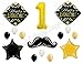 MR. ONE-DERFUL Mustache 1st Birthday Party Balloons Decoration Supplies First