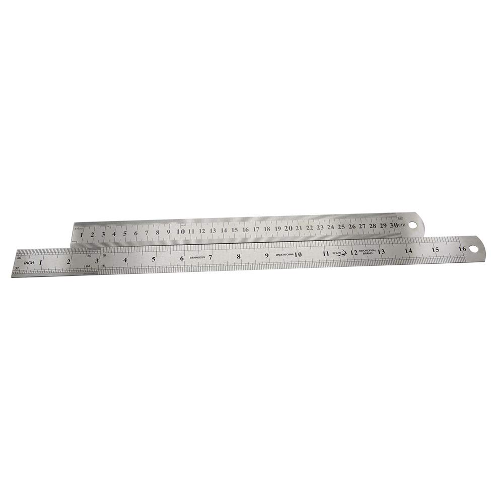 Utoolmart Straight Ruler Set,Double-Sided
