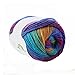 Celine lin One Skein 100% Wool Rainbow Series Hand Knitting Yarn 50g,Multi-colored04
