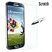 TANTEK [3-Pack Screen Protector for Samsung Galaxy S4,Tempered Glass Film,Ultra Clear,Anti Scratch,Bubble Free,Case Friendly