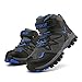 Kids Hiking Boots Boys Girls Shoes Winter Snow Sneaker Outdoor Walking Antiskid Steel Buckle Sole