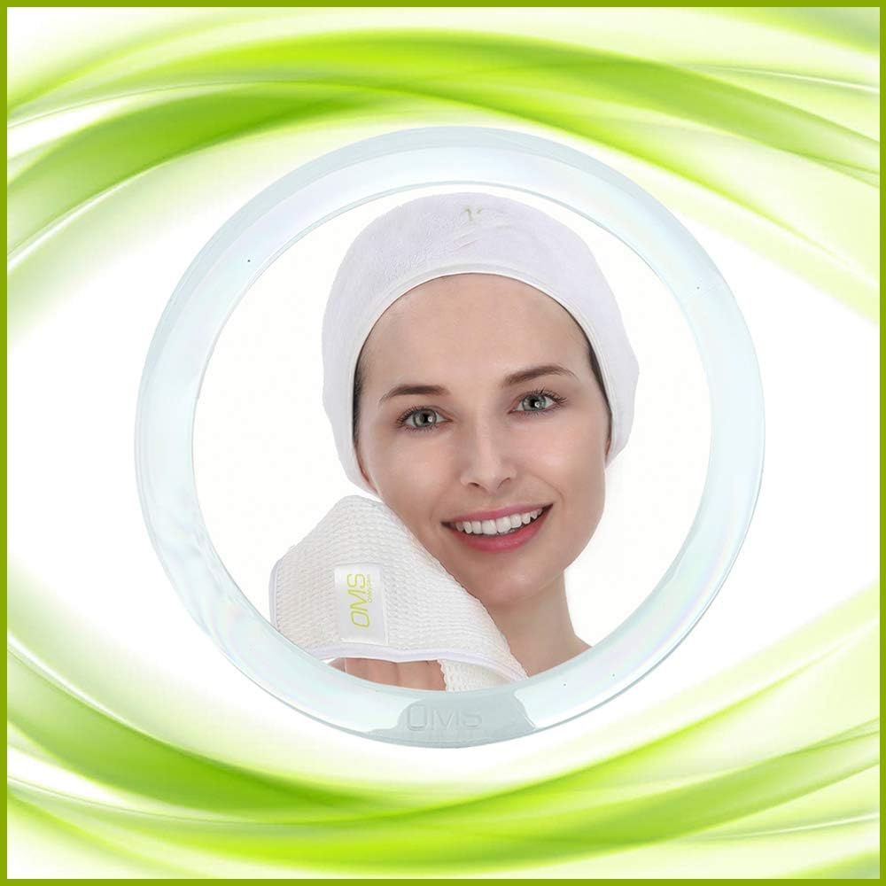 OhMySkin 10x Magnifying Makeup Mirror with Locking Suction | Portable & Convenient