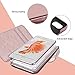 iPhone 6 Case, Leather Wallet Plastic Cases with Credit Cards Slot and Metal Clip, TAKEN DIRECT Apple i Phone 6S Flip Cover, Vintage and Fashion, Durable and Shockproof Holster, 4.7 Inch (Rose Gold)