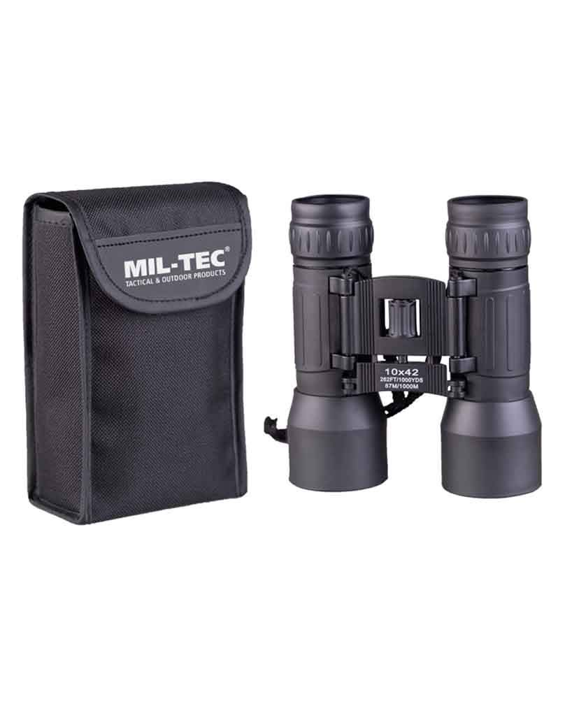 Mil-Tec Unisex - Adult Binoculars-15703002 Binoculars, Black, One Size