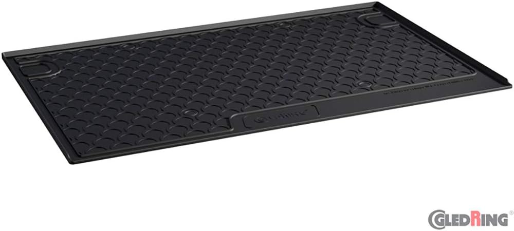 Gledring Rubbasol (Rubber) Boot Mat compatible with Citroën Berlingo (M 5-persons) & Opel Combo MPV & Peugeot Rifter (Standard) 9/2018- & Fiat Doblo MPV 2022- & Toyota Proace City Verso 2019