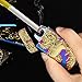 Kivors USB Rechargeable Windproof Flameless Electronic Plasma Pulse Double Arc Lighter Chinese Dragon Loong Lighter (Rainbow)