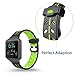 For Fitbit Blaze Bands Accessory, VODKE Silicone Ventilate Replacement Watch Band/Strap/Bracelet/Wristband With Frame For Fitbit Blaze Smart Fitness Watch Men Women (Black+Green)