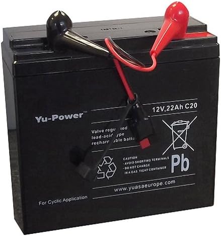 YUASA 18 HOLE GOLF TROLLEY BATTERY FITS HILLBILLY